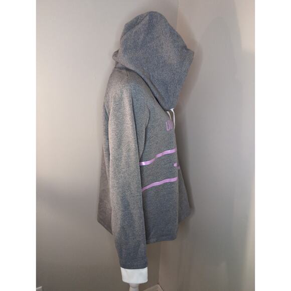 Under armour LG gray and purple hoodie pullover - Picture 4 of 5